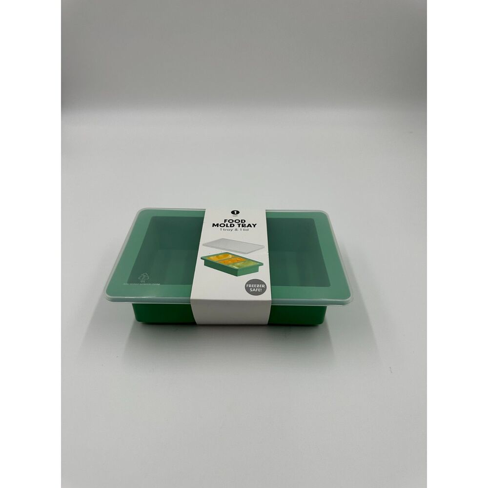 Horizon Silicone Tray for Soup / Sauce Tracy Food Safe w Lid 9 x 6 x 2.5 NWT